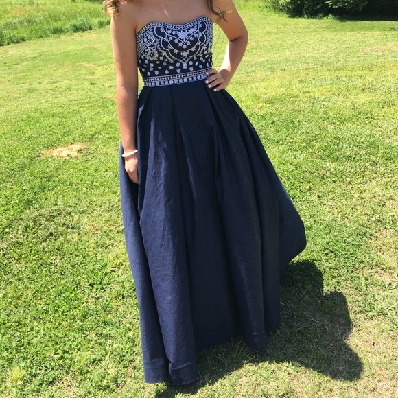 denim prom dress 2018